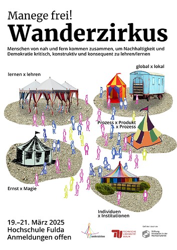 Plakat Wanderzirkus in Fulda